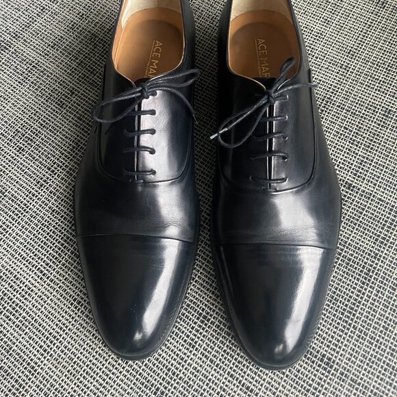 Ace Marks Black Cap Toe Oxford main image 6